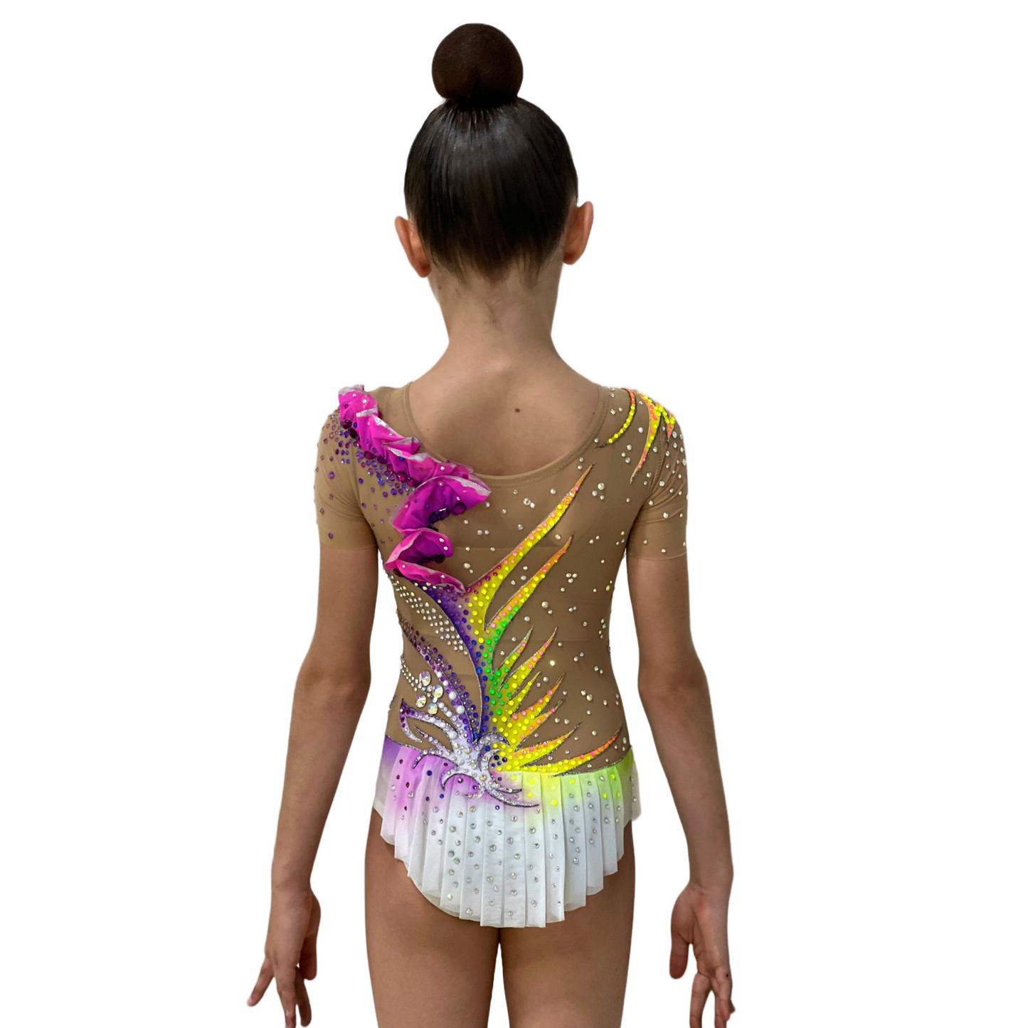 Pink Blossom Rhythmic Gymnastics Leotard