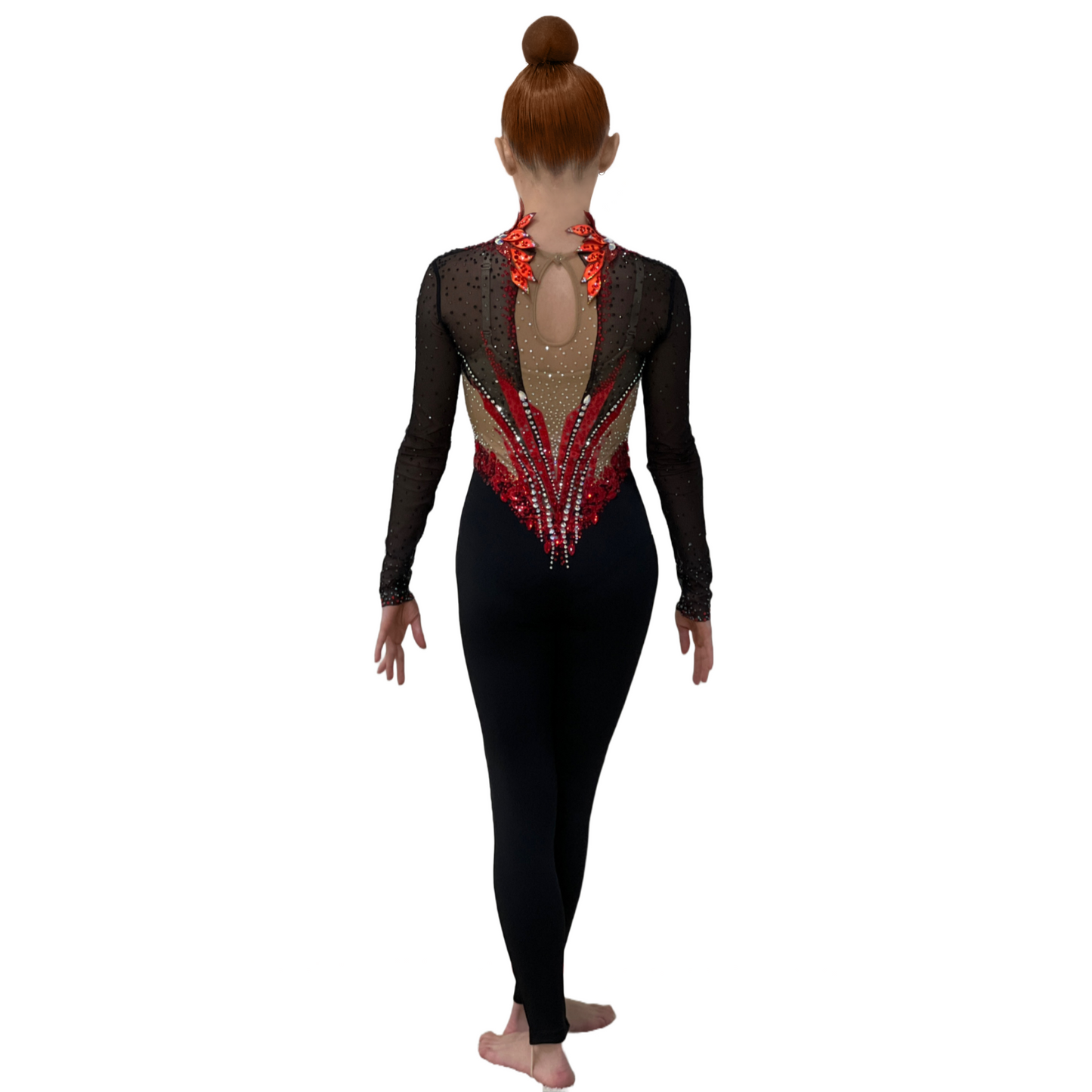 Fire Rhythmic Gymnastics Unitard